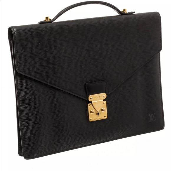 Louis Vuitton Briefcase Black EPI - Picture 2 of 7